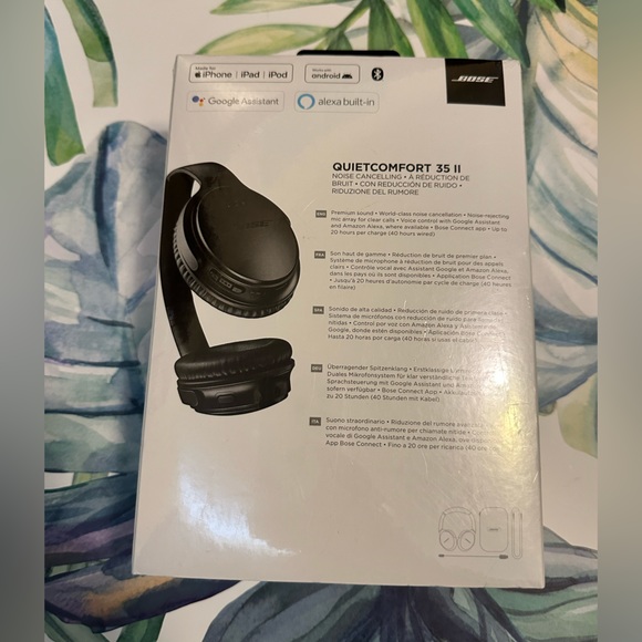 Bose Quietcomfort 35 II Headphones - Black - NWT NIB - Picture 5 of 8